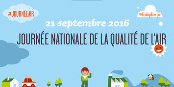 Visuel "21 septembre 2016 : journée nationale de la qualité de l’air"