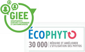 Les logos GIEE et Groupes 30 000 Ecophyto