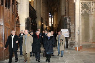  Visite du chantier de restauration des chapelles du chœur de la cathédrale Saint-Étienne de Toulouse